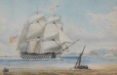Lot 32 - 19thC British School. H.M.S. Britannia,...