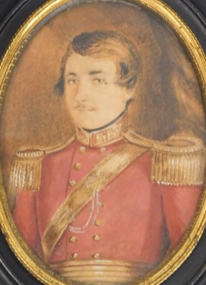 Lot 43 - 19thC School. Col. James McGrigor - portrait...