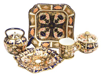 Lot 23 - A group of Royal Crown Derby Imari porcelain,...