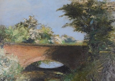 Lot 60 - Thomas George Storey (1865-1935). Bridge over...