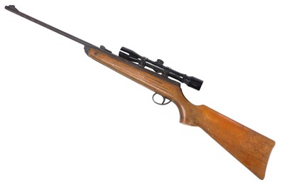 Lot 52 - An air rifle, with a Barnett rifle scope 4x32,...