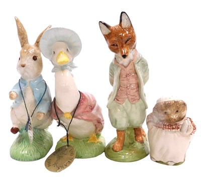 Lot 67 - Three Beswick and Royal Albert large Beatrix...