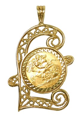 Lot 194 - An Elizabeth II gold half sovereign 1982, in a...