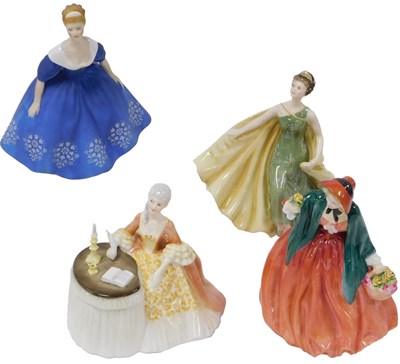 Lot 163 - Four Royal Doulton figures, comprising...