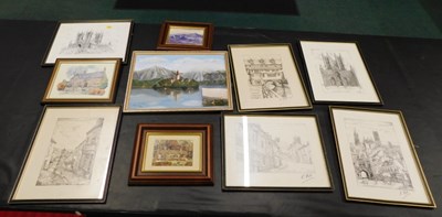 Lot 2104a - A quantity of prints, after Roy Fisk, mainly...