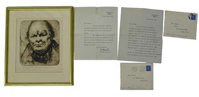 Lot 230 - Hewitt Henry Rayner (1902-1957). Sir Winston...