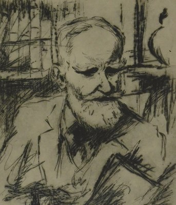 Lot 232 - Hewitt Henry Rayner (1902-1957). Mr Shaw, dry...