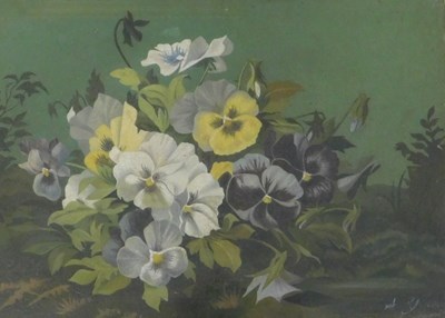 Lot 224 - A Young (19thC/20thC). Floral study, oil on...