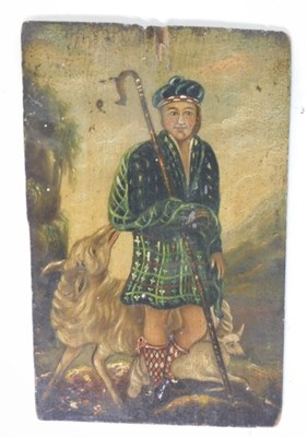 Lot 171 - William Gral(?) (19thC). Scottish shepherd,...