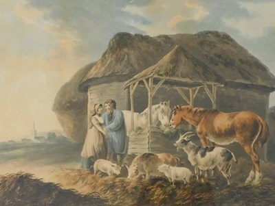 Lot 174 - Peter La Cave (act c.1769-1816). Rustic scene,...