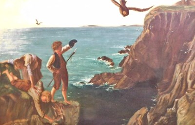 Lot 136 - 19thC/20thC British School. Egg collecting on...