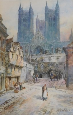 Lot 113 - Thomas W Walshaw (1860-1906). Castle Square,...