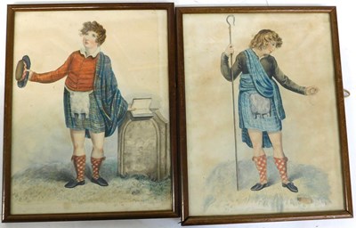 Lot 268 - 19thC School. Owen of Larror, watercolour -...