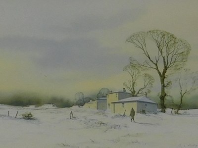 Lot 254 - G A Mitchell (b.1956). Winter landscape,...