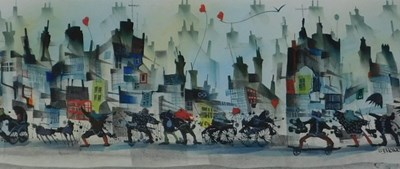Lot 247 - Sue Howells (b.1948). Reach for the Sky,...