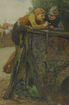 Lot 296 - John Dawson Watson (1832-1892). Figures on a...