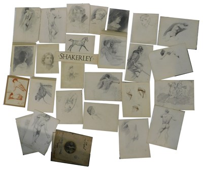 Lot 314 - J B Garner-Richards (19thC/20thC). Sketch book...