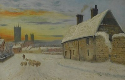 Lot 305 - Alfred Ernest White (1873-1953). Shepherd -...