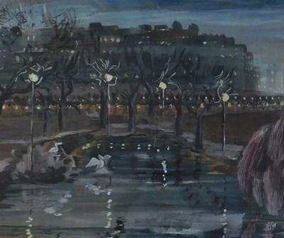 Lot 327 - Mary Maw (20thC). Reflection of St James Park...