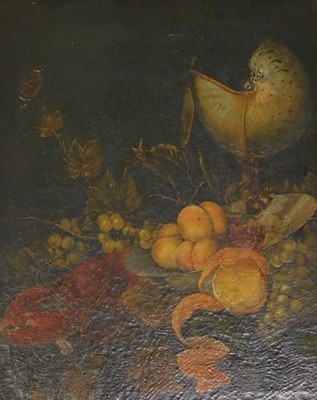 Lot 97 - 18thC/19thC School. Classical still life with...