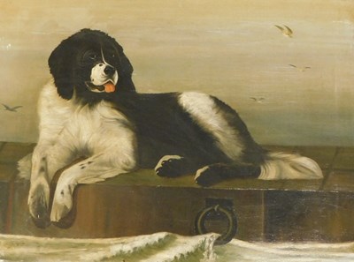 Lot 98 - 19thC British School. Portrait of a dog,...