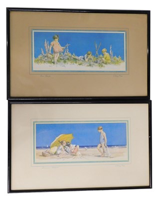 Lot 160 - A Margesy Barker (20thC). Our camp, summer...