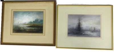 Lot 291 - Bernard Wheadon (20thC). Tall ships at Anchor,...