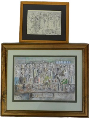 Lot 292 - John Amos (20thC). Last Orders Please,...