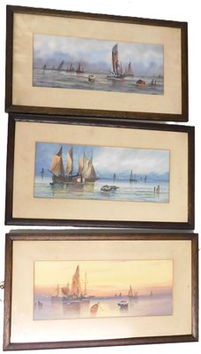Lot 681 - Vernon Hardy (10thC). Fishing boats,...
