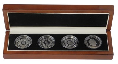 Lot 153 - Four Elizabeth II 2013 silver proof one crown...