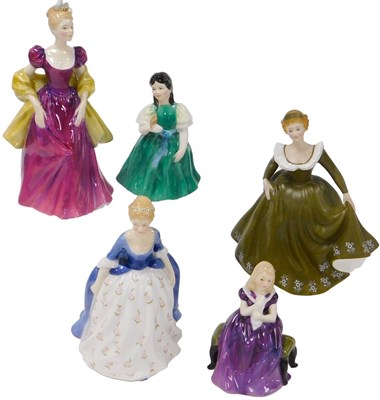 Lot 164 - Five Royal Doulton porcelain...