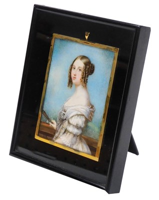 Lot 85 - English School (early 19thC). Half length...