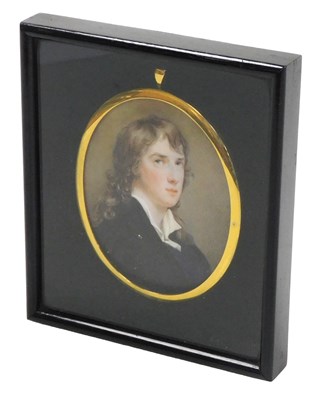 Lot 87 - English School (early 19thC). Half length...