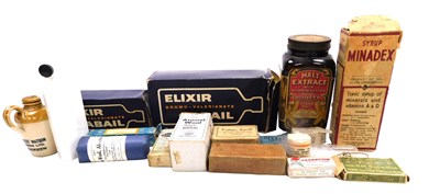 Lot 98 - A group of early 20thC medicinal...