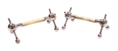 Lot 208 - A pair of George V silver and mother of pearl...