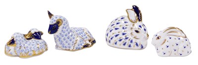 Lot 251 - Four Royal Crown Derby porcelain...