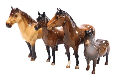 Lot 252 - A Beswick pottery figure of a Highland horse,...