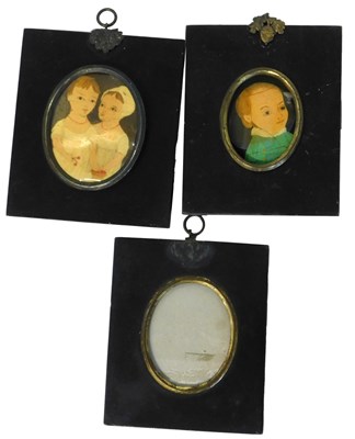 Lot 351 - Leslie Stafford (1949-2024). Sisters, oil -...