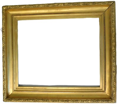 Lot 371 - Gilt picture frame, 84cm x 74cm, picture...