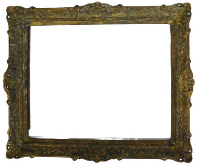 Lot 372 - Gilt picture frame, 81cm x 94cm, picture...