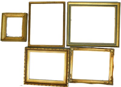 Lot 373 - Gilt picture frame, 52.5cm x 63cm, picture...