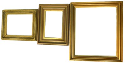 Lot 375 - Gilt picture frame, 46cm x 60cm, picture size,...