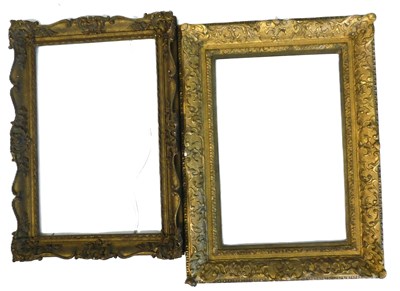 Lot 376 - Gilt picture frame, 68cm x 86cm, picture...