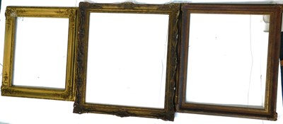 Lot 383 - Gilt picture frame, 68cm x 79cm, picture...