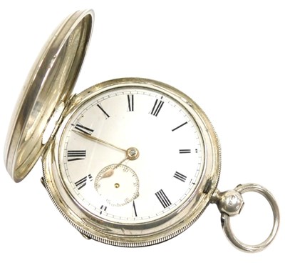 Lot 621 - A Victorian gentleman's silver cased hunter...