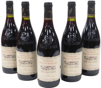Lot 403 - Five bottles of Domaine Mas de Bouquet...