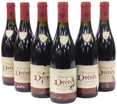 Lot 408 - Six bottles of Reserve du Prevot Tradition du...