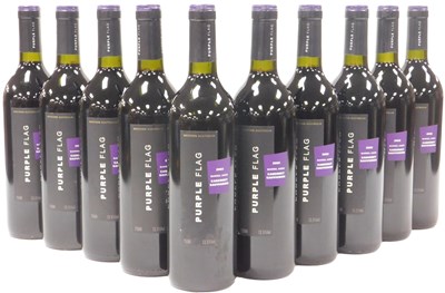 Lot 409 - Ten bottles of Purple Flag barrel aged...