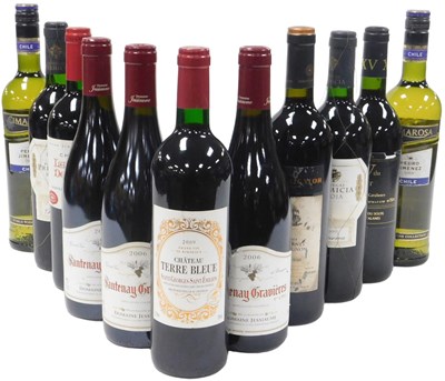 Lot 415 - Assorted wine, including Chateau Terre Bleue...
