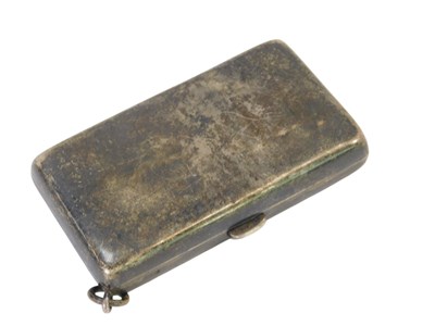 Lot 64 - An Edward VII silver sovereign case, of...